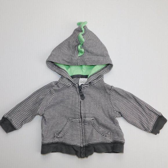 Carter's Other - Carter's Newborn Dragon Dinosaur Full Zip Hoodie